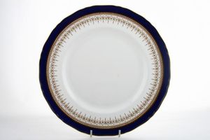 Royal Worcester Regency - Blue - White China Dinner Plate