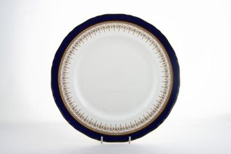 Royal Worcester Regency - Blue - White China Breakfast / Lunch Plate 9 3/8"