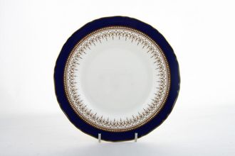 Royal Worcester Regency - Blue - White China Salad/Dessert Plate 8"