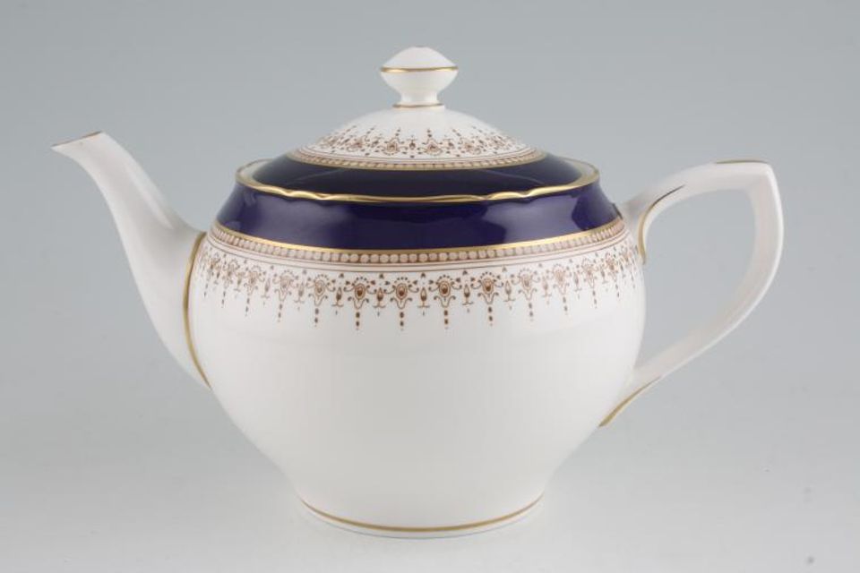 Royal Worcester Regency - Blue - White China Teapot | We'll find 