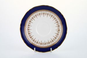 Royal Worcester Regency - Blue - White China Tea Saucer
