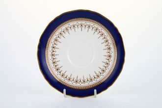Sell Royal Worcester Regency - Blue - White China Tea Saucer Curved 5 5/8"