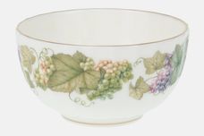 Royal Worcester Vine Harvest - Fluted Sugar Bowl - Open (Coffee) 3 7/8" thumb 1