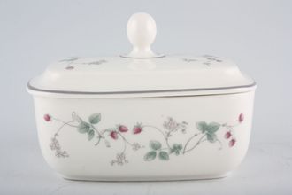 Royal Doulton Strawberry Fayre Butter Dish + Lid