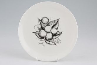 Susie Cooper Black Fruit - Grape Tea / Side Plate Urn 6 1/2"
