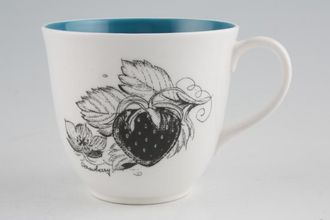 Sell Susie Cooper Black Fruit - Strawberry Teacup Signed 3 1/4" x 2 3/4"