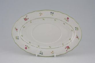 Royal Doulton Avignon - TC1145 - Mosselle Collection Sauce Boat Stand oval 8 1/4"