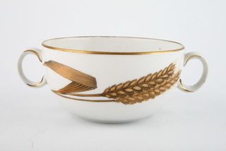 Royal Worcester Wild Harvest - Gold Rim Soup Cup Blackberry and Wheat