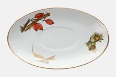 Royal Worcester Wild Harvest - Gold Rim Sauce Boat Stand thumb 1