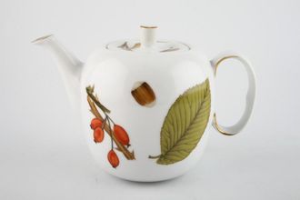 Royal Worcester Wild Harvest - Gold Rim Teapot 1 1/2pt