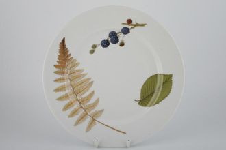 Royal Worcester Wild Harvest - Plain Dinner Plate Green leaf 10 1/4"