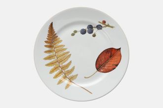Royal Worcester Wild Harvest - Plain Dinner Plate Brown leaf 10 1/4"
