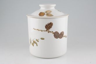 Royal Worcester Wild Harvest - Plain Storage Jar + Lid Size represents height. 7"