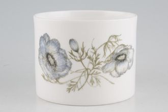 Susie Cooper Glen Mist - Signed In Blue Sugar Bowl - Open (Coffee) Sraight sided 3 1/4" x 2 1/2"