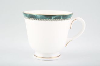 Sell Royal Worcester Medici - Green Teacup gold on foot and on sides and centre of the handle 3 3/8" x 3 1/8"