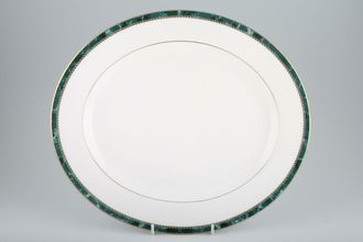 Sell Royal Worcester Medici - Green Oval Platter 13 1/4"