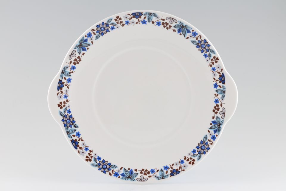 Elizabethan Carnaby Cake Plate Blue No 2