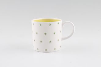 Sell Susie Cooper Star Burst - Green Star Coffee/Espresso Can Yellow inside 2 5/8" x 2 1/2"