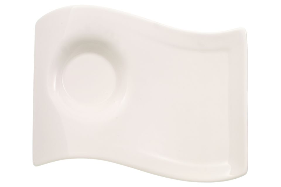 Villeroy & Boch New Wave Caffe Plate Small Party Plate (matches Espresso Cup) 17cm x 13cm