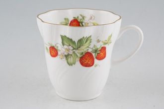 Sell Queens Virginia Strawberry - Gold Edge - Swirl Embossed Coffee Cup 3 1/8" x 3 1/8"