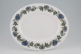 Susie Cooper Art Nouveau - Blue Oval Platter 13"