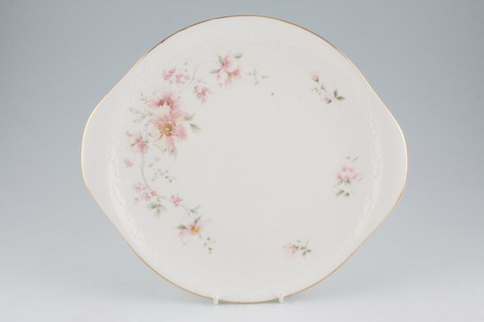Royal Albert Breath of Spring Cake Plate Round, Eared 10 7/8"