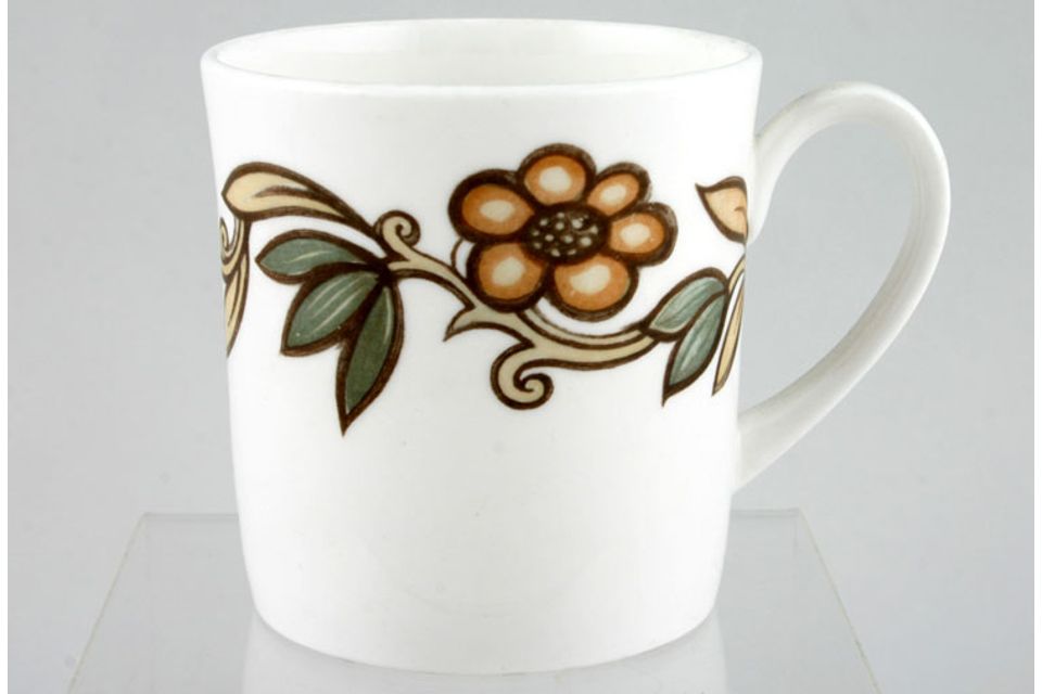 Susie Cooper Art Nouveau - Brown Teacup 2 7/8" x 3"