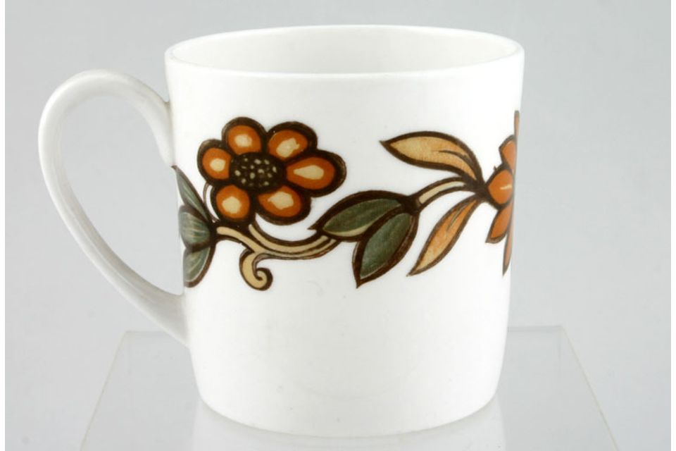 Susie Cooper Art Nouveau - Brown Teacup 2 3/4" x 2 7/8"