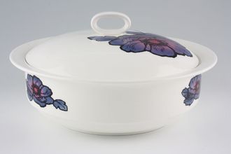 Susie Cooper Blue Anemone Vegetable Tureen with Lid