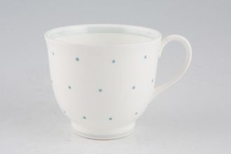 Sell Susie Cooper Raised Spot - White Background - Blue Spots and Band Teacup 3 1/4" x 2 3/4"