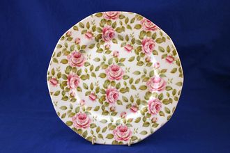 Queens Cottage Rose Dinner Plate 10 1/2"