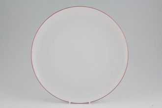 Sell Thomas White with Thin Red Band Dinner Plate 10 1/2"