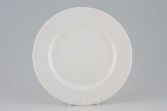 Royal Doulton White Flutter Dinner Plate 10 1/2"