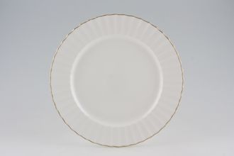 Royal Worcester Strathmore - White - Fluted Dinner Plate 10 1/2"