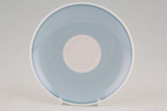Susie Cooper Peony - C2035 - Blue Border Tea Saucer 5 3/4"