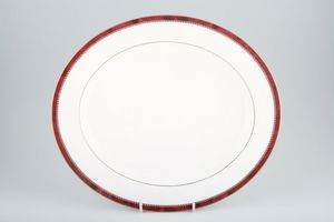 Royal Worcester Medici - Ruby Oval Platter