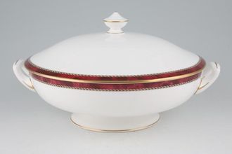Royal Worcester Medici - Ruby Vegetable Tureen with Lid