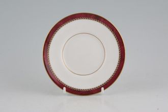 Royal Worcester Medici - Ruby Coffee Saucer 4 7/8"
