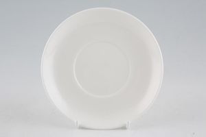 Susie Cooper Contrast - Black + White Coffee Saucer