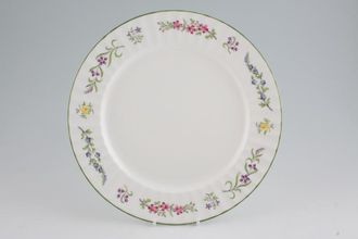 Royal Worcester Fleuri Dinner Plate 10 1/2"