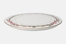 Royal Worcester Holly Ribbons Gateau Plate 11" thumb 2