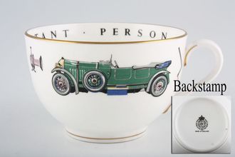 Royal Worcester V.I.P Breakfast Cup Classic Cars 4 1/4" x 2 3/4"