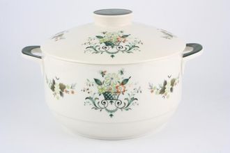 Sell Royal Doulton Provencal - T.C.1034 Casserole Dish + Lid Round, Green Handles/ O.T.T. 3pt