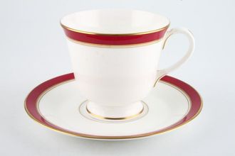 Royal Worcester Howard - Ruby Teacup Cup Only 3 3/8" x 3 1/8"
