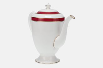 Royal Worcester Howard - Ruby Coffee Pot 2pt