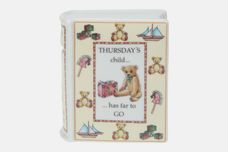 Royal Worcester Days Of The Week - Modern Money Box Thursday's Child thumb 1