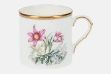 Royal Worcester Alpine Flowers Coffee/Espresso Can No 9 2 3/8" x 2 1/2" thumb 1