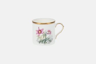 Royal Worcester Alpine Flowers Coffee/Espresso Can No 9 2 3/8" x 2 1/2"