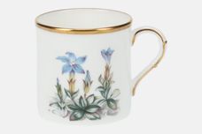 Royal Worcester Alpine Flowers Coffee/Espresso Can No 11 2 3/8" x 2 1/2" thumb 1