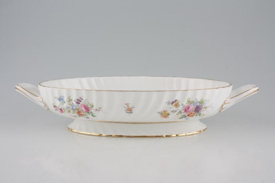 Minton Marlow - Fluted and Straight Edge Vegetable Tureen Base Only Oval